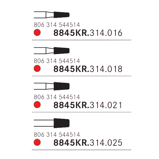 Бор для Inlay - Overlay...
