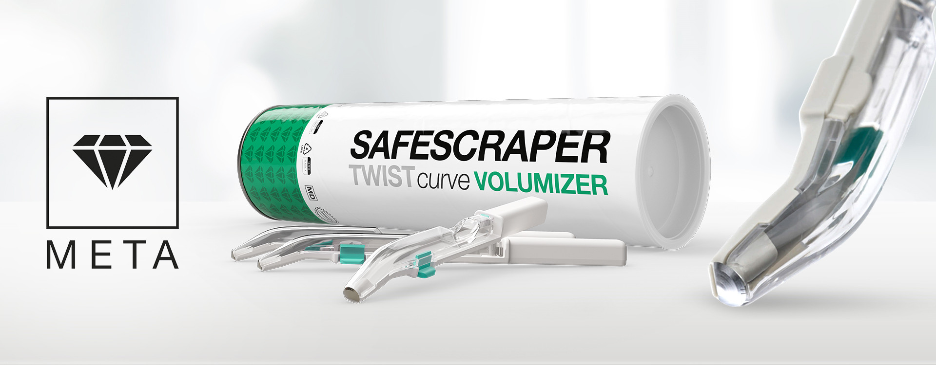 Safescraper Twist Curve від Meta— надійний інструмент для забору кісткової тканини